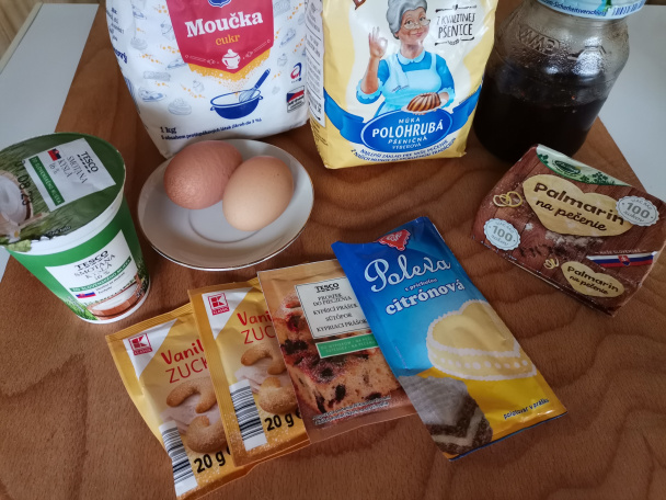 Krehký tvarohovo-čučoriedkový koláč (fotorecept)  - obrázok 1