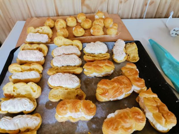 Karamelové tyčinky a miniveterníky z odpaľovaného cesta (fotorecept) - obrázok 7