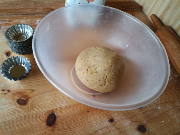 Orechové košíčky s karamelovým krémom (fotorecept)  - obrázok 2
