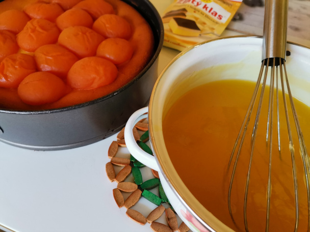 Tvarohovo-marhuľový cheesecake so želatínou (fotorecept) - obrázok 4