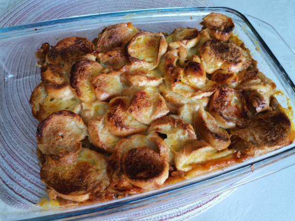 Tvarohovo-jablková žemľovka (fotorecept) - obrázok 6