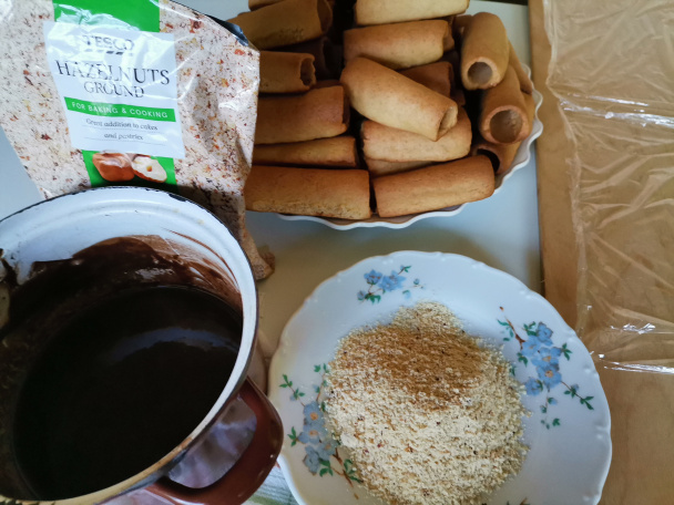 Medové trubičky s karamelovým krémom (fotorecept) - obrázok 10