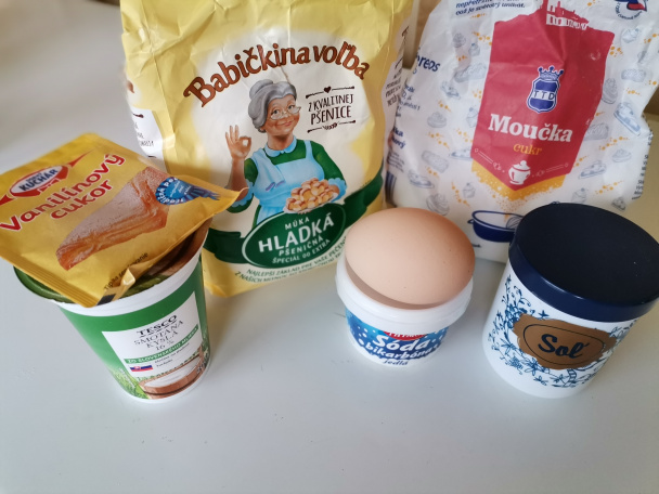 Šišky z kyslej smotany (fotorecept) - obrázok 1