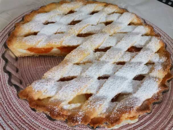 Linecký koláčik s pudingom a marhuľami (fotorecept) - obrázok 11