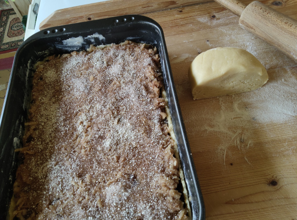 Lenivý jablkovo-makový koláč (fotorecept) - obrázok 6