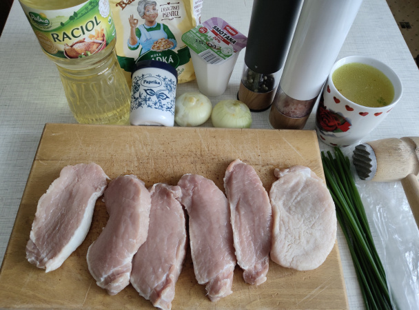 Bravčové karé na cibuľke (fotorecept) - obrázok 1