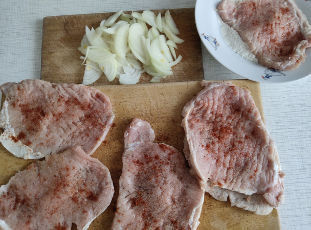 Bravčové karé na cibuľke (fotorecept) - obrázok 2
