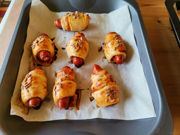 Jednoduchý dezert z lístkového cesta (fotorecept) - obrázok 8