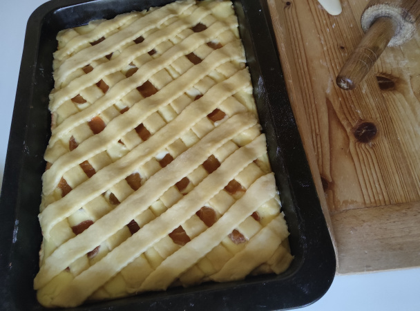 Dobrý tvarohový koláč s ovocím (fotorecept) - obrázok 9