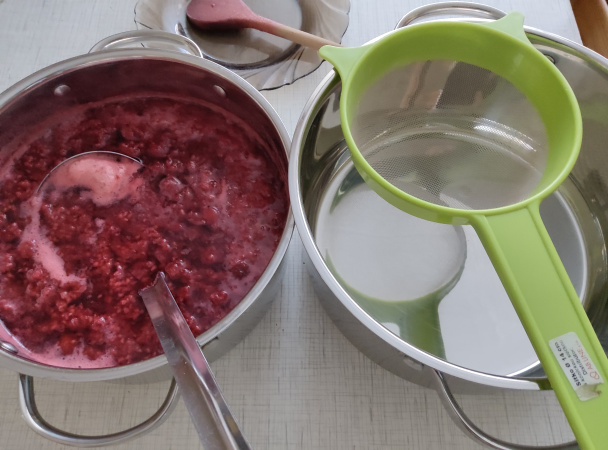 Rýchly malinový lekvár (fotorecept) - obrázok 2