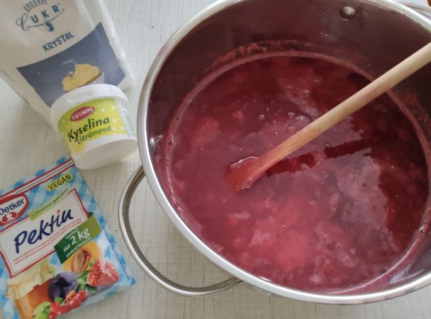 Rýchly malinový lekvár (fotorecept) - obrázok 3