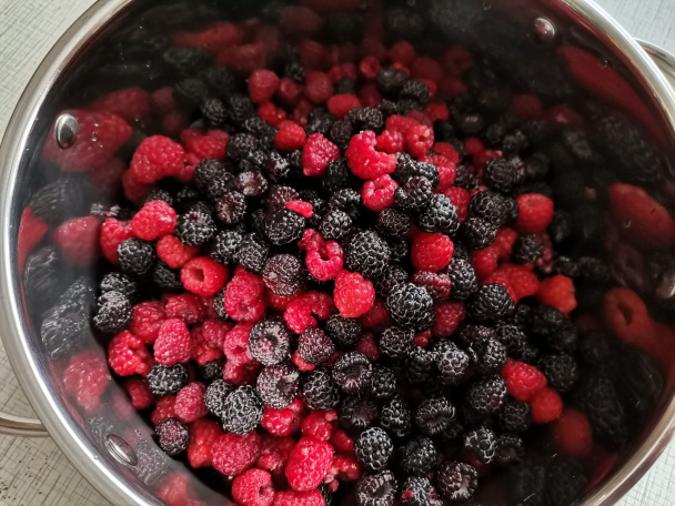 Rýchly malinový lekvár (fotorecept) - obrázok 5