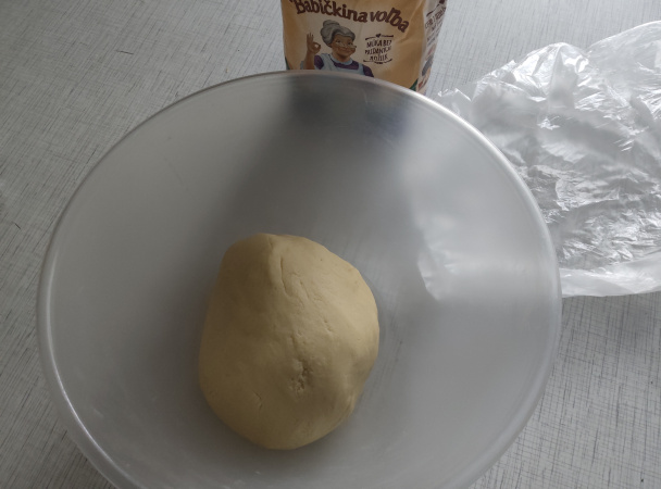 Hnetený krehký tvarohovo-jablkový koláč (fotorecept) - obrázok 2