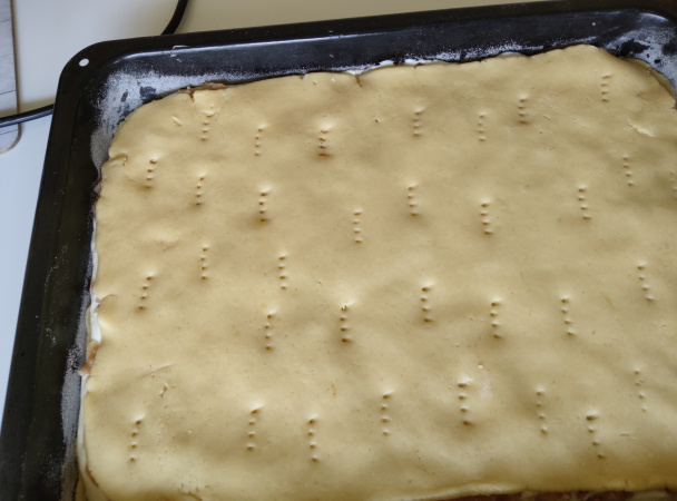 Hnetený krehký tvarohovo-jablkový koláč (fotorecept) - obrázok 6