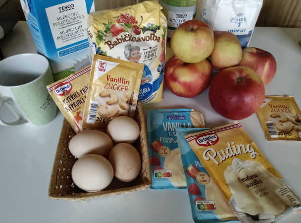 Šťavnatý vanilkovo-jablkový koláč (fotorecept) - obrázok 1