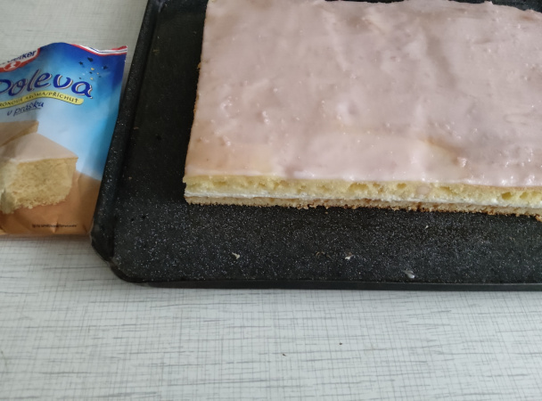 Jogurtové rezy s citrónovou polevou (fotorecept) - obrázok 7