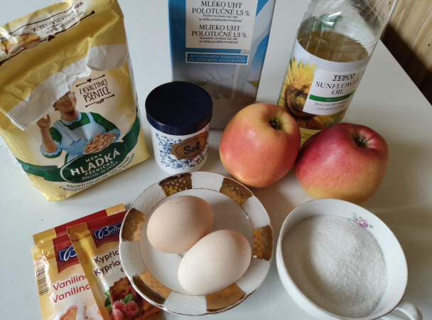 Jablkový koláč Hurikán (fotorecept) - obrázok 1