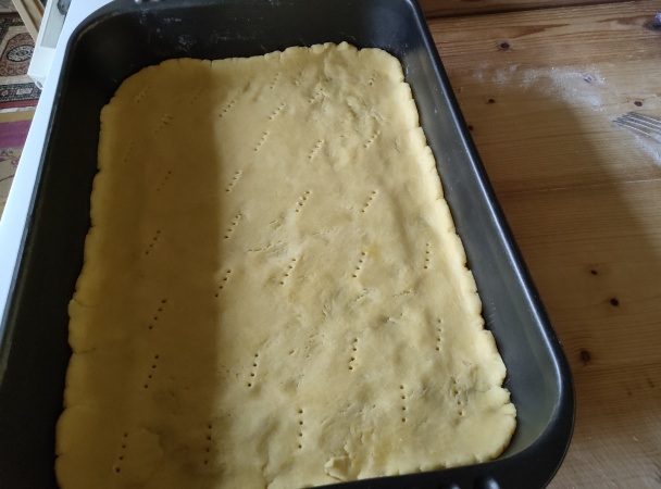 Jablkový koláč so smotanovou plnkou (fotorecept) - obrázok 4