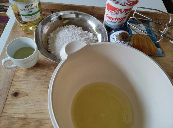 Jablkový koláč so smotanovou plnkou (fotorecept) - obrázok 9