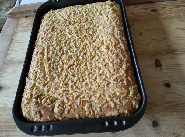 Jablkový koláč so smotanovou plnkou (fotorecept) - obrázok 12