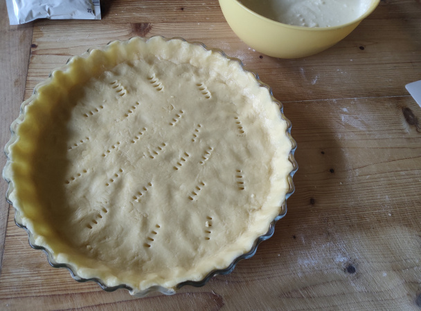 Tvarohový koláč so slivkami (fotorecept) - obrázok 5