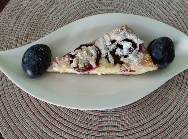 Tvarohový koláč so slivkami (fotorecept) - obrázok 9