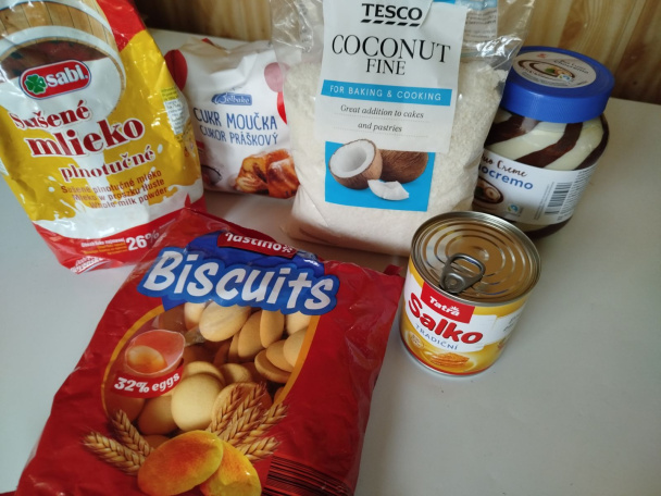 Kokosové úliky plnené čokoládovou nátierkou (fotorecept) - obrázok 1