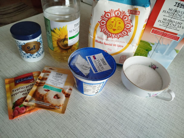 Tvarohové buchty s tvarohovou plnkou (fotorecept) - obrázok 1