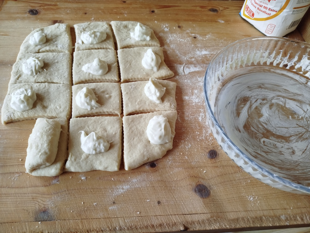 Tvarohové buchty s tvarohovou plnkou (fotorecept) - obrázok 7