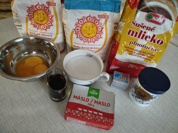 Fašiangové šišky s pridaním sušeného mlieka (fotorecept) - obrázok 1