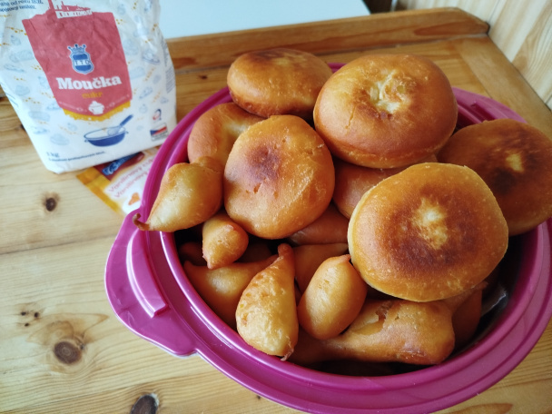 Fašiangové šišky s pridaním sušeného mlieka (fotorecept) - obrázok 8