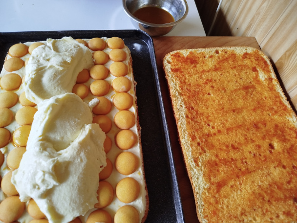 Citrónové rezy s pudingovo-tvarohovým krémom (fotorecept) - obrázok 9