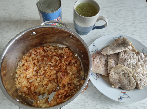 Bravčové plátky na hrášku (fotorecept) - obrázok 2
