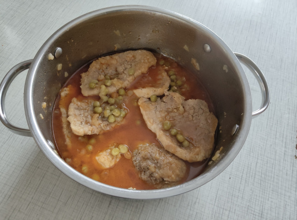 Bravčové plátky na hrášku (fotorecept) - obrázok 3
