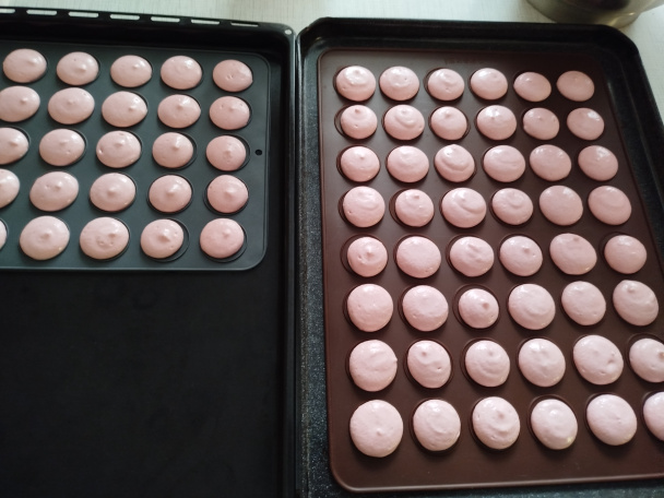 Malinové makrónky (fotorecept) - obrázok 5