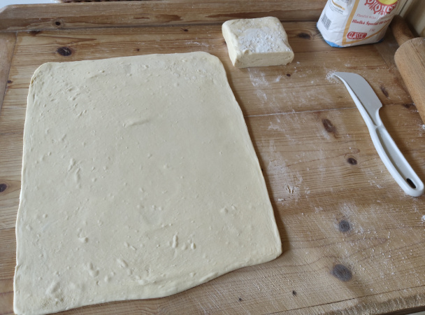 Krémové rezy s jablkovo-smotanovo-pudingovou plnkou (fotorecept) - obrázok 2