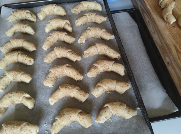 Orechové rožky z mascarpone (fotorecept) - obrázok 7