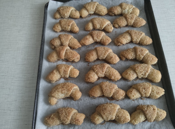 Orechové rožky z mascarpone (fotorecept) - obrázok 8