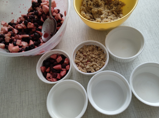 Ovocné crumble (fotorecept) - obrázok 2