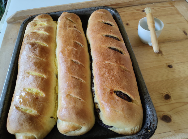 Kysnuté záviny troch chutí (fotorecept) - obrázok 5