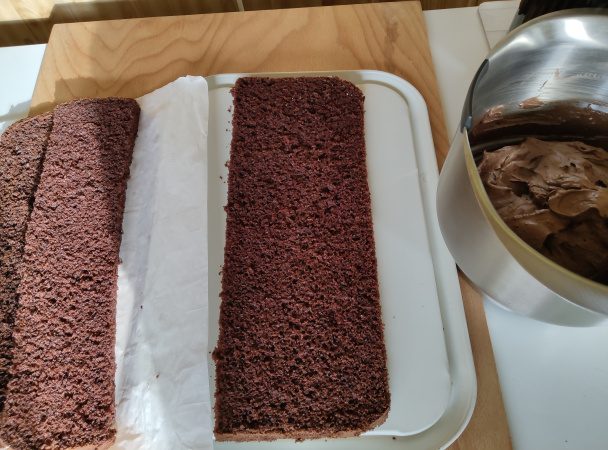 Tortové rezy s čokoládovou plnkou (fotorecept) - obrázok 8