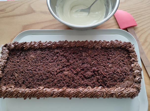 Tortové rezy s čokoládovou plnkou (fotorecept) - obrázok 10