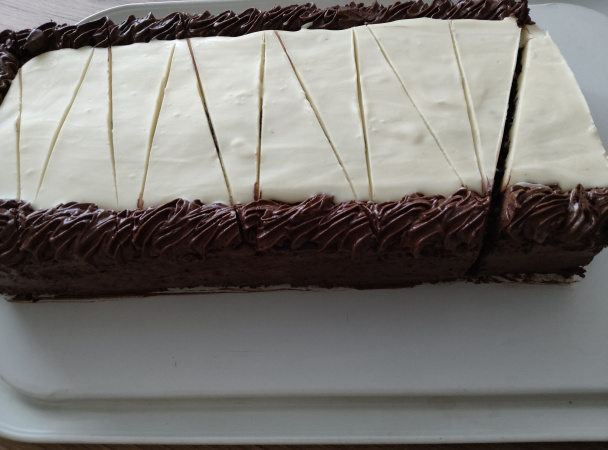 Tortové rezy s čokoládovou plnkou (fotorecept) - obrázok 11