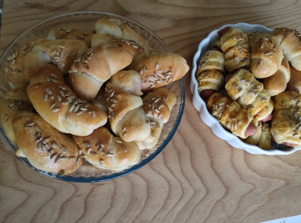 Kysnuté pizza rožky (fotorecept) - obrázok 6