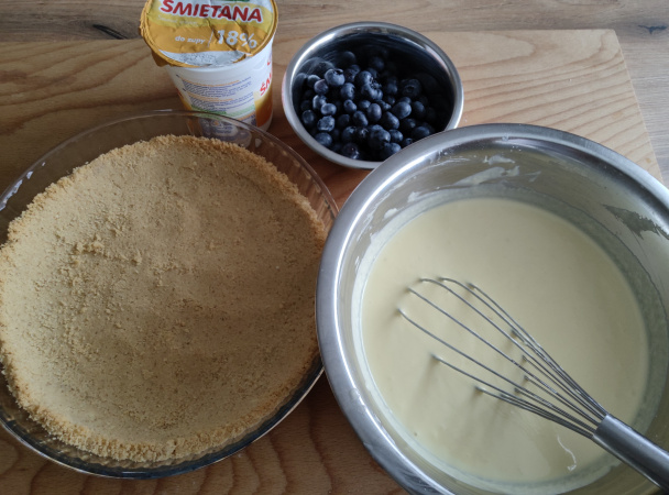 Čučoriedkový cheesecake (fotorecept) - obrázok 4
