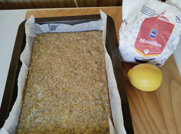 Makovo-cuketový koláč s citrónovou polevou (fotorecept) - obrázok 4