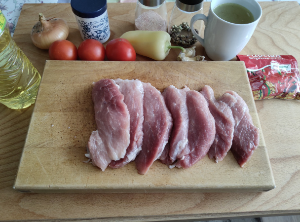 Bravčové plátky na srbský spôsob (fotorecept) - obrázok 1