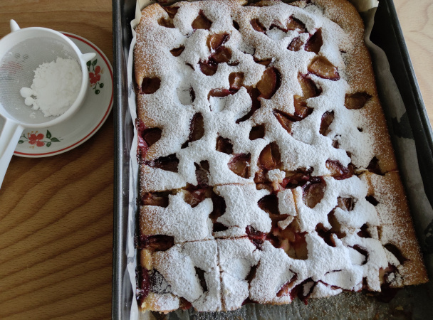 Kefírový koláč so slivkami (fotorecept) - obrázok 6