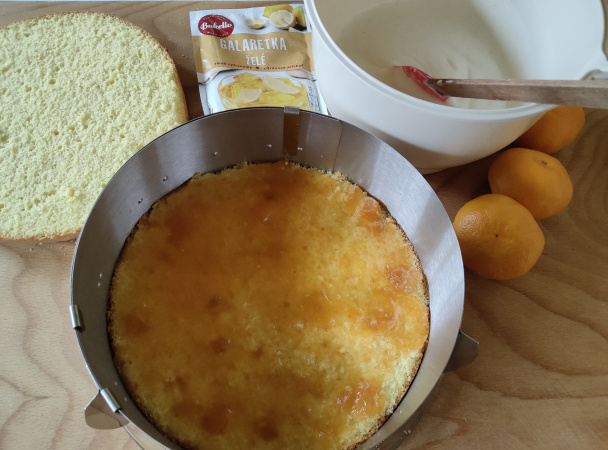 Torta s tvarohovým krémom a mandarínkami (fotorecept) - obrázok 6