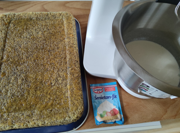 Makový zákusok s citrónovým pudingom (fotorecept) - obrázok 5